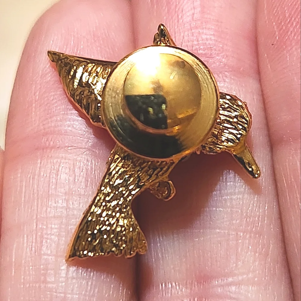 Carolee Crystal Hummingbird Clutch Pin/Tie Tack
